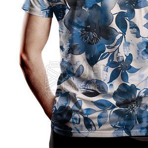 Camisetas de Manga Corta Casuales de Punto 100% Algodón Sólido, Transpirables, de Secado Rápido, Ecológicas y Personalizables para Hombre - Product Image 5