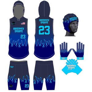 Maillots de football américain à capuche 7v7 personnalisés, entièrement sublimés, uniformes d'équipe pour hommes et femmes, respirants, légers et anti-humidité - Product Image 6