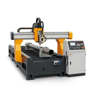 Best Price CNC Pipe Plasma Cutter Automatic <b>High</b> Speed Aluminum Tube Cutting Machine 380V for Industrial Metal Fabrication - Product Image 2
