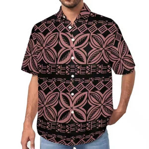 เสื้อเชิ้ตแขนสั้นสำหรับผู้ชายเสื้อชายหาดฮาวายดีไซน์เนอร์เสื้อเชิ้ตลำลองสำหรับผู้ชายขายส่ง - Product Image 5