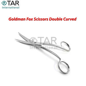 Goldman Fox Ciseaux Double Courbe De Haute Qualité En Acier Inoxydable Dentaire Orthodontique Chirurgical Medic Instruments Fournisseur En Gros - Product Image 2