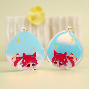 Vograce Móc Khóa Acrylic Mờ Hình Ba Chiều Quyến Rũ Anime In Hình Tùy Chỉnh - Product Image 6