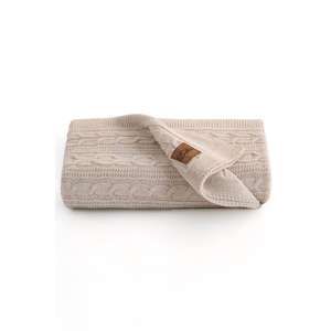 Châle de canapé en tricot tricoté Cuo, couverture pour enfants Cuo Rouge-130x150 - Product Image 4