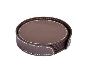 Trending Quality Leather Coaster Specially Design Most Demanding Low Price Use for Table Decor in Wedding Party <b>Bar</b> Restaurant - Product Image 3