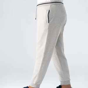 Pantalon mi-décontracté de haute qualité en toile polaire de polyester à conception droite pour hommes pour vêtements de cérémonie en plein air Service OEM - Product Image 2