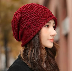 Gorro de punto de doble capa para hombre y mujer, sin visera, para ciclismo al aire libre, cálido y protector contra el frío, gorro con orejeras. - Product Image 2