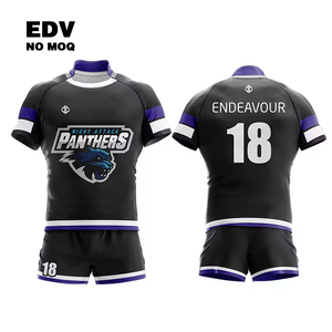 Bajo MOQ Custom Rugby Jersey Diseño libre Rugby Fútbol Desgaste Uniforme - Product Image 6