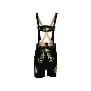 กางเกงขาสั้นบาวาเรีย lederhosen สำหรับผู้ใหญ่กางเกงขาสั้นบาวาเรียแบบเลเดอร์โฮเซ็นระบายอากาศออกใหม่ - Product Image 1