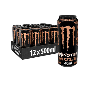 Monster Ultra Zero Sugar Energy Drink Botella de 500ML Cafeína y Carbonato Sin azúcar En Caja Empaquetado a granel - Product Image 1