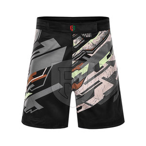 Best Manufacturer Made Solid Pattern MMA <b>Shorts</b> for Men Wholesale Low MOQ Mid Waist Elastic Waist High Street Style <b>Cheap</b> Price - Product Image 1