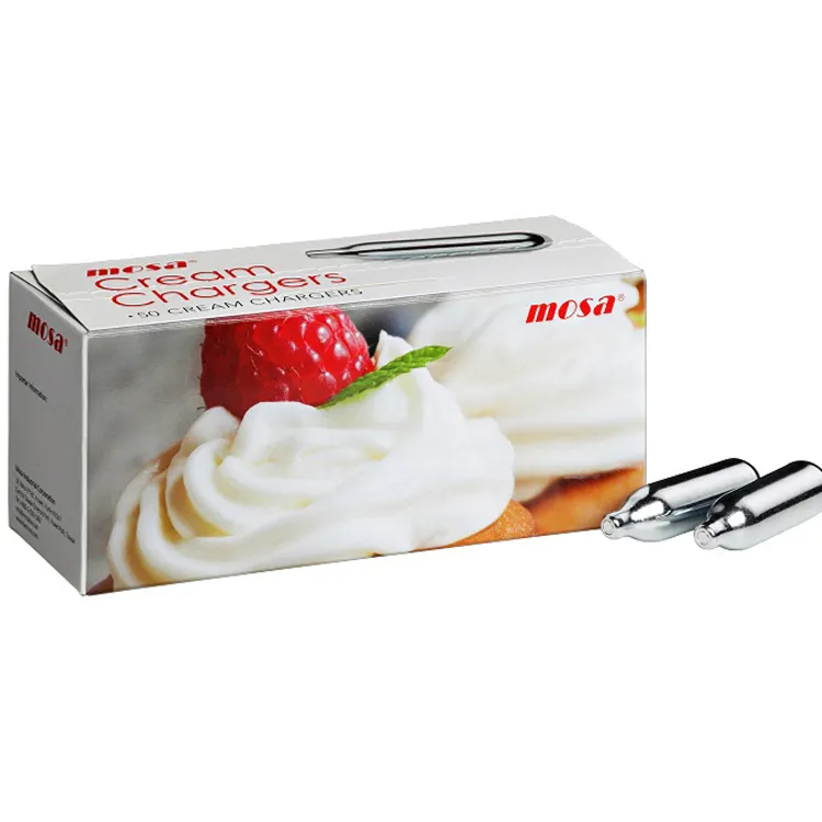 Duurzame Kwaliteit Groothandel Selling Verzinkt Dessert Gereedschap Type 8G Mosa Slagroom Charger Op Wholesale-prijs