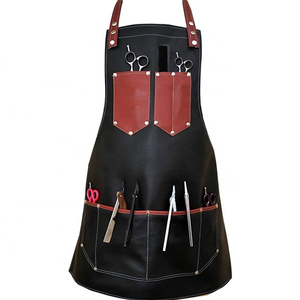 Tabliers de taille à sangle en cuir faits à la main de haute qualité Logo personnalisé Vente en gros en usine-Meilleure cuisine de nettoyage multi-usages pour les chefs - Product Image 5