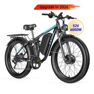 Bicicleta Eléctrica Ligera <span class=keywords><strong>E</strong></span>-BYCCO 24 EB7PRO con Motor Dual de 4000W Pico y 6000W, 52V 32Ah - Product Image 1