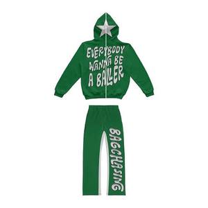 OEM Custom man hight Quality 100% <b>Mens</b> Graphic Zip Up Tracksuit 95% Polyester 5% Spandex 220 to 240 GSM - Product Image 4