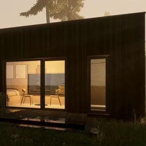 Cómoda casa completamente lista prefabricada ensamblada por módulos Casa ASTEM de diseño moderno - Product Image 1