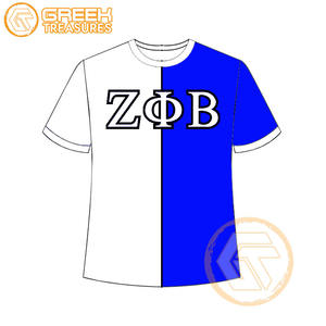 Venta al por mayor personalizada Zeta Phi Beta mujeres camiseta hermandad ropa algodón camisetas más finas mujeres fraternidad prendas - Product Image 2