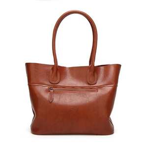 Sac à main décontracté élégant pour femmes, avec fermeture à glissière, en cuir imperméable, sac à bandoulière pour femmes, bureau, fête, voyage - Product Image 6