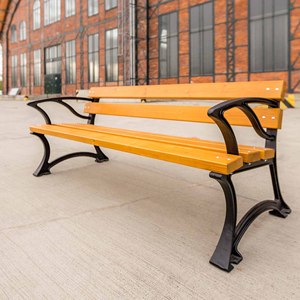 Qualité garantie Fabriqué en Europe 170x59x73 modèle cadre en métal 4 places banc de jardin extérieur pour la vente en gros - Product Image 3