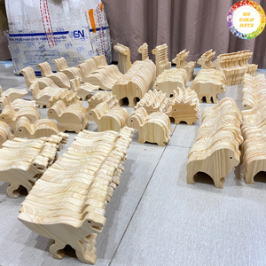 ของเล่นสัตว์ทำด้วยมือจากไม้จากเวียดนามโดยใช้วัสดุไม้เนื้อแข็งสำหรับเด็กเล่นสร้างสรรค์และพัฒนาทักษะ - Product Image 2