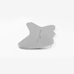 Gua Sha en forme de R en acier inoxydable de haute qualité pour le massage des tissus profonds, la libération myofasciale et la peau radieuse Original Indian Factory - Product Image 4