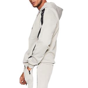 Sweat à capuche d'entraînement sportif pour hommes ensemble de survêtements Logo personnalisé noir coton Gym Fitness survêtement imprimé hiver Jogging 2026 - Product Image 4