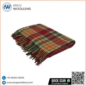 Mantas de otoño Buchanan de lujo para mantas de invierno tamaño King al por mayor - Product Image 2