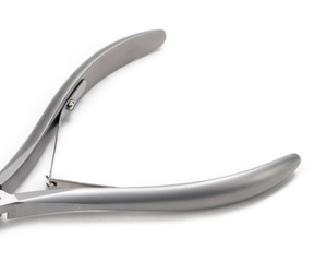 Cortauñas de acero inoxidable para cutículas, cuchilla rusa afilada de 5mm, junta de doble vuelta de resorte, acabado opaco, recortadores de uñas de tamaño de mandíbula completo - Product Image 3