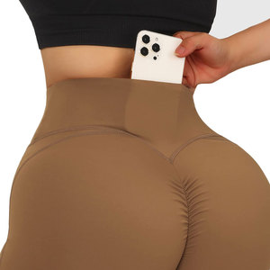 High-waist Fitness <b>Shorts</b> Women's <b>Tight</b> Breathable Leggings Yoga Pants for sale in reasonable price - Product Image 4