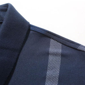 Meilleures ventes de polos de qualité supérieure pour homme, polos en toile unis à la mode personnalisés et à coupe ajustée, style confort, patte uni - Product Image 6