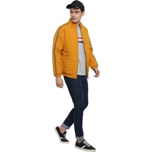 Chaqueta Bomber con cremallera segura y borde a medida, textura duradera, forma transpirable, sensación al aire libre, chaqueta Bomber cálida con núcleo - Product Image 5