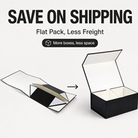 Boîtes d'emballage en papier pliables magnétiques personnalisées avec logo de luxe, emballage de vêtements, boîte cadeau en carton
