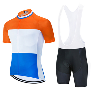 Nouveau design de vêtements de cyclisme OEM uniformes de vélo à manches longues et courtes ensemble de maillot de vélo à impression personnalisée ensemble de cyclisme de vélo respirant - Product Image 2