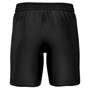 Pantalones Cortos Deportivos de Poliéster para Hombre, Color Rojo Sólido, Tejido de Punto, con Cintura Ajustable con Cordón y Franja Lateral, Secado Rápido, Corte Atlético Informal, Cintura Media - Product Image 6