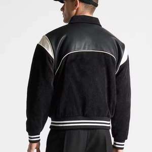 Chaqueta Varsity Unisex con Revestimiento, Transpirable, Personalizable, Estilo Urbano, Béisbol, Letterman, Casual, Moda, Prenda Exterior, Frente de Lana - Product Image 3