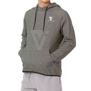 Meilleures ventes de sweats à capuche de fitness de haute qualité Design unique vêtements de rue d'hiver avec col à capuche motif solide prix de gros - Product Image 1