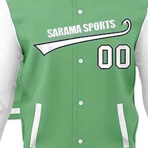 Chaqueta Universitaria de Béisbol para Hombre, Estilo Bomber, con Logotipo Bordado en Chenilla 3D de Alta Calidad, Personalizada, Estilo Urbano, para Invierno - Product Image 3