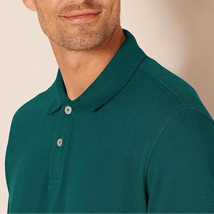 Camiseta con capucha de secado rápido de manga corta para hombre, transpirable y con estampado sólido para Polo fabricado por Dress Sports - Product Image 5