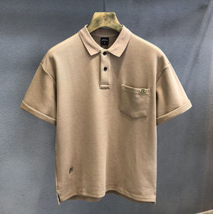 OEM ODM Hombres Cuarto de verano Zip Golf para Polo Camiseta Bolsillo izquierdo en el pecho con diseño elegante Precio barato - Product Image 2