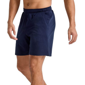 Pantalones cortos de gimnasio de poliéster informales para hombre más vendidos, transpirables, ecológicos, teñidos lisos, tejido no tejido, diseña tu propio estilo - Product Image 3