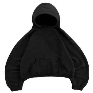 Sweat à capuche zippé hiver surdimensionné Streetwear capuche technique lavée brodé imprimé - Product Image 6