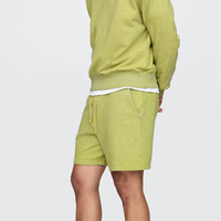 Vente en gros de shorts de gymnastique en coton épais polaire de sport short de sueur respirant en éponge française pour hommes short d'entraînement de course à pied OEM