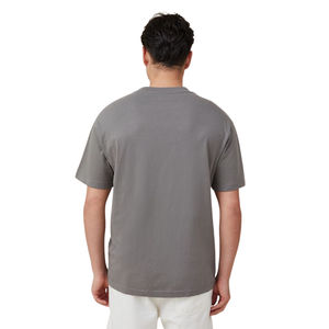 T-shirt 100% coton de haute qualité pour hommes T-shirt à manches courtes à col rond entièrement personnalisable - Product Image 4