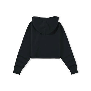 Top corto para mujer Sudadera con capucha de manga larga Casual Fleece Sudadera con capucha Tee Dance top - Product Image 2