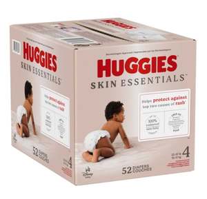 Pañales para Bebé Huggies Skin Essentials de Alta Calidad, Todos los Tamaños Disponibles, Cuidado Suave y Delicado para la Piel del Bebé, Día y Noche - Product Image 1
