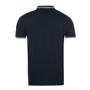 Venta caliente Polo Casual de los hombres para cómodo antiarrugas Terry tela personalizada impresa sólida de talla grande Streetwear - Product Image 3