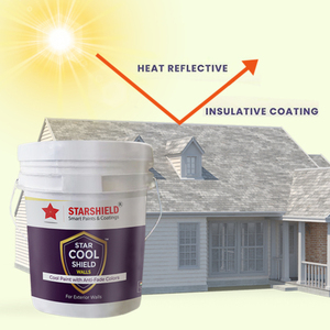 Starshield Star Cool Shield Walls Acrylic <b>Paint</b> For Exterior Walls Anti Fade Colors Liquid Coating Brush Application - Product Image 4