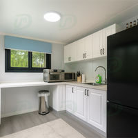 Maison modulaire préfabriquée de luxe en acier industriel, extensible, 4 chambres, conteneur de 40 pieds, classe 1a