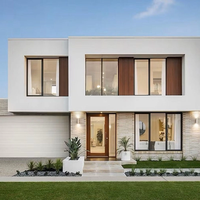 Villa préfabriquée en acier moderne, hébergement de luxe, complexe hôtelier, haute résistance, durable, écologique, résistant au feu