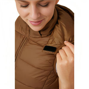 Gilet matelassé décontracté chaud d'hiver pour femmes, sans manches, en nylon, utilitaire équestre, grande taille, personnalisé, respirant, rembourré en polyester - Product Image 4