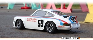 HPI 1/10 4WD Sport 3 Plus, Auto de Turismo Listo para Usar con Motor sin Escobillas, Edición <span class=keywords><strong>Carrera</strong></span> RSR 1973 911 Brumos Racing, Réplica Retro a Escala, RTR - Product Image 2